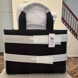 NWT Coach Smith Tote Bag In Signature Jacquard (Black/Silver)